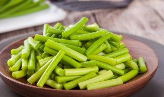 蒜苔炒肉片的家常做法 蒜苔炒肉片的家常做法大全