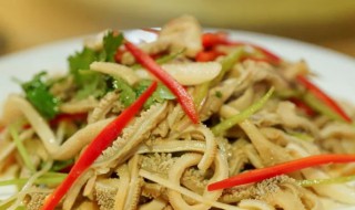 炒肚片的做法 炒肚片的做法步骤