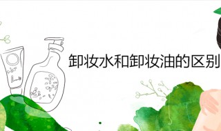 卸妆液和卸妆油的区别（卸妆液和卸妆油的区别在哪里）