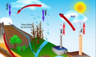酸雨产生的原因 酸雨产生的原因及解决措施