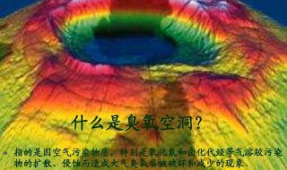 臭氧空洞的形成机理是什么（臭氧空洞的形成机理是什么?）