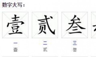 横字怎么写数字怎么写 横平竖直的数字怎么写