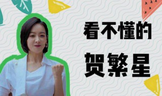 贺繁星人设崩塌是怎么一回事(为什么说贺繁星渣)