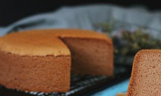可可戚风蛋糕（六寸可可戚风蛋糕）