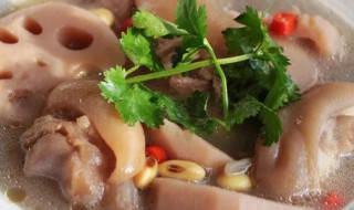 莲藕猪脚怎么弄 猪脚莲藕怎么做