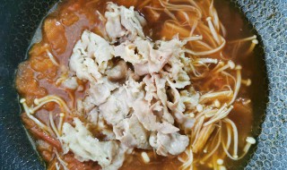 金针菇肥牛怎么弄（金针菇肥牛教程）