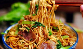 快手炒面的做法 快手面怎么做