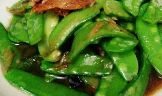 灵芝炒豌豆荚做法（豌豆荚的炒法）