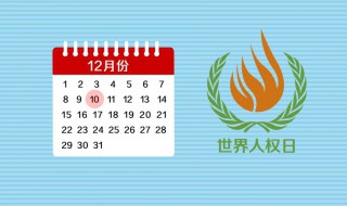 每年12月10日是什么节日（2018年12月10日是什么节日）