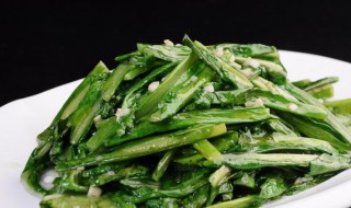 蒜蓉炒油麦菜的做法窍门 如何炒蒜蓉油麦菜