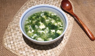 荠菜豆腐羹的做法（荠菜豆腐羹的做法视频）