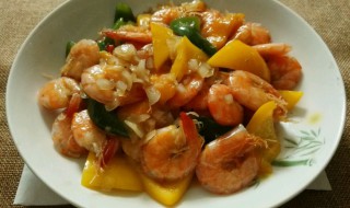芒果什锦虾仁的做法（凉拌芒果虾）