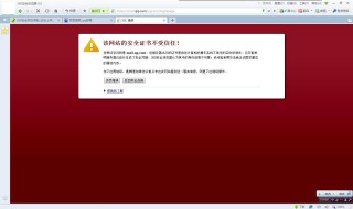 浏览器显示证书风险怎么处理（浏览器 证书风险）