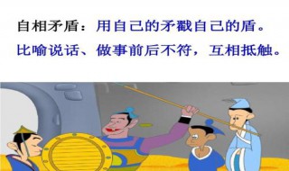 自相矛盾的事例有哪些 自相矛盾的事例有哪些150