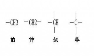 什么是伯仲叔季碳?什么是伯仲叔氢?（伯仲叔氢是什么意思）