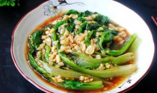 蒜蓉蚝油生菜 蒜蓉蚝油生菜图片