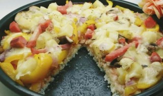 米饭披萨怎么做(米饭披萨怎么做视频)