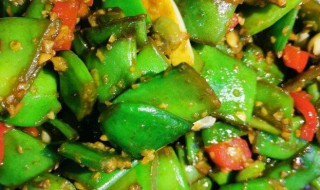 蒜茸炒油豆角怎么做（蒜茸炒油豆角怎么做好吃）