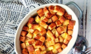 烤吐司布丁制作方法（烤吐司布丁制作方法窍门）