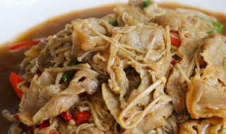 金针菇炒肥牛的做法（金针菇炒肥牛的做法大全）