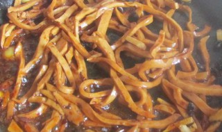红油板筋干豆腐丝制作方法（红油板筋干豆腐丝制作方法视频）