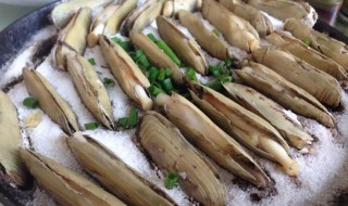 蛏子冷冻放盐保存方法 蛏子冷冻放盐保存方法图片