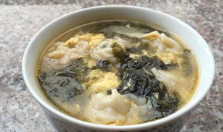 紫菜蛋花馄饨怎么做 紫菜蛋花馄饨怎么做好吃