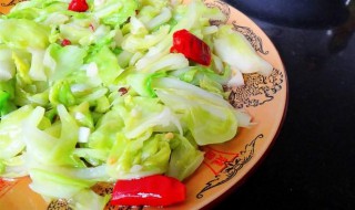 如何炒莲白好吃 清炒莲花白怎么炒好吃窍门