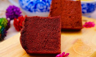 可可海绵蛋糕怎么做 可乐蛋糕怎么做