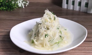 凉调白萝卜怎么做 白萝卜怎样凉调