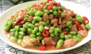 鸡杂香菇炒毛豆的做法（鸡杂香菇炒毛豆的做法大全）