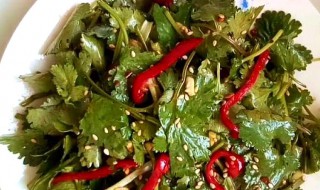 小米辣拌香菜怎么做（小米辣拌菜窍门）
