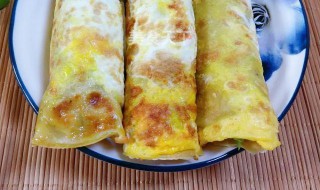 鸡蛋卷饼的做法步骤 鸡蛋卷饼的做法家常