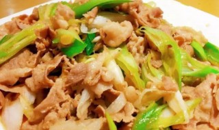 美味葱爆羊肉的做法 美味葱爆羊肉的做法视频