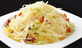 经典凉拌土豆丝的做法（凉拌土豆丝的做法 最正宗的做法）
