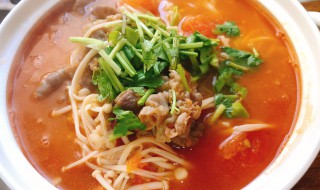 肥牛酸菜金针菇的做法 肥牛酸菜金针菇的做法视频