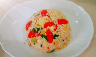 青菜番茄蛋炒饭的做法（青菜番茄蛋炒饭的做法窍门）