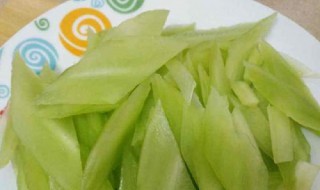 莴苣怎么切（莴苣怎么切片）