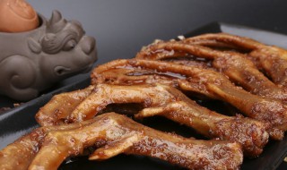 灵芝烧鸭掌做法 烧鸭掌的做法