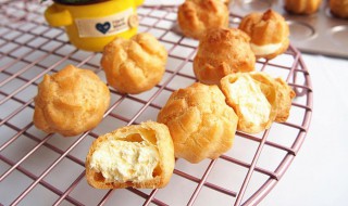 奶油泡芙的家常做法 奶油泡芙的家常做法视频