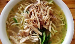 鸡丝卤面怎么做（鸡丝卤面的做法）