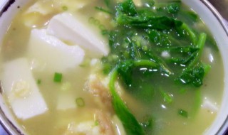 豌豆苗豆腐汤怎么做 豆汤豌豆苗怎么做好吃