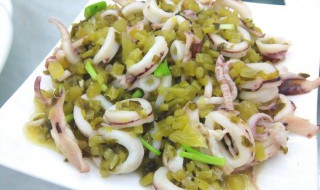 家常炒雪菜鱿鱼怎么做 鱿鱼烧雪菜怎么做好吃