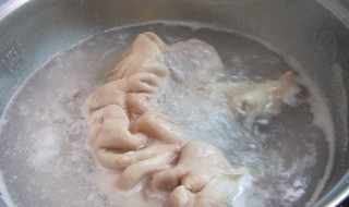 肥肠焯水几分钟 肥肠焯水几分钟好