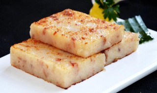 培根萝卜糕怎么做 萝卜糕点怎么做