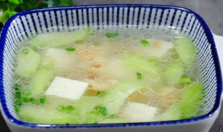 豆腐丝瓜汤做法 豆腐丝瓜汤做法窍门
