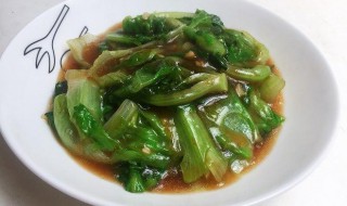 蚝油素菜怎么做 蚝油素菜怎么做好吃