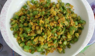 豆丁炒蛋怎么做 豆丁炒蛋怎么做好吃