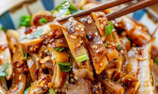 红油凉拌脆耳怎么做 红油凉拌脆耳怎么做才好吃