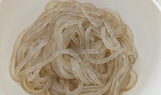 红薯粉泡多久 红薯粉泡多久才泡软